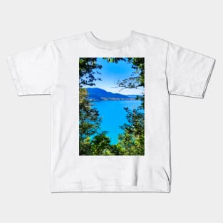 Overview Of Lake Iseo Kids T-Shirt